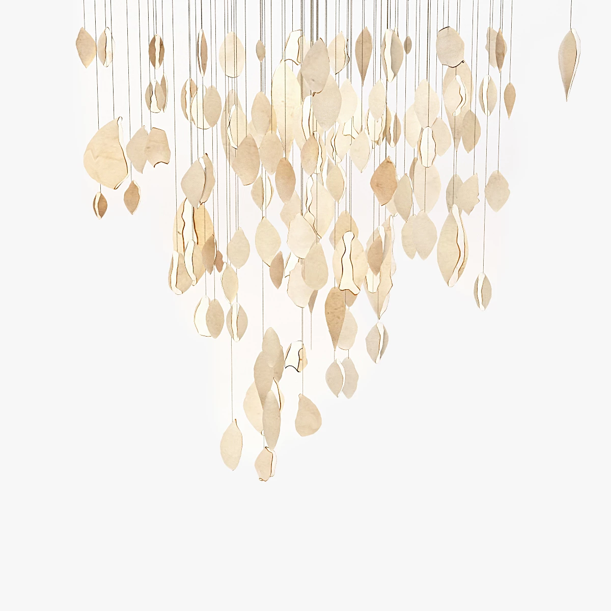Up In The Clouds Chandelier 3D Model_01